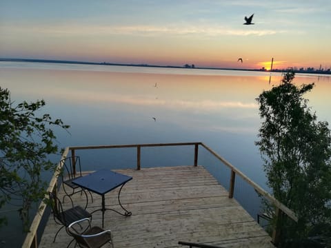 Natural landscape, Lake view, Sunrise