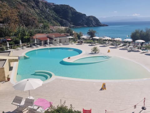 Natural landscape, Pool view, Sea view