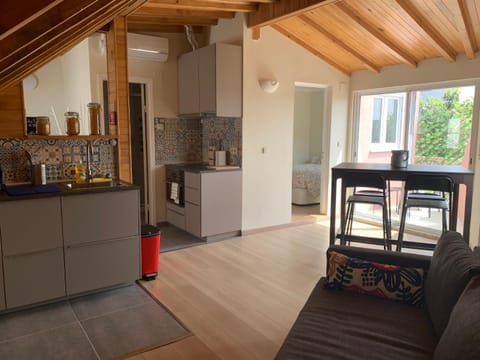 Kitchen or kitchenette, Living room, Dining area