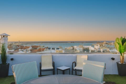 Patio, Day, Natural landscape, View (from property/room), Balcony/Terrace, Living room, Seating area, Dining area, Sea view