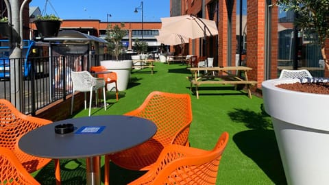 Patio, Garden, Seating area