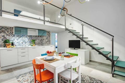 Kitchen or kitchenette, Living room, Dining area