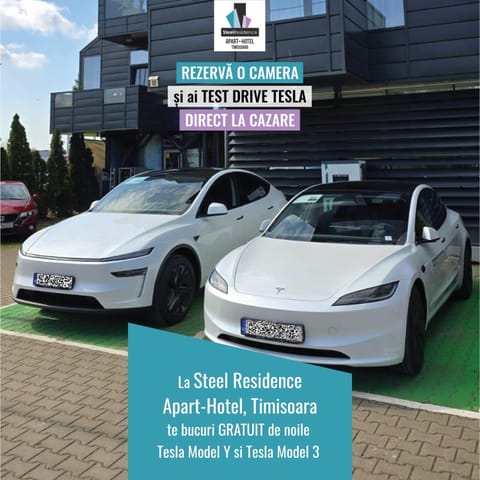 Apartments Steel Residence -Tesla Test Drive and 120 kW Supercharger Apartment hotel in Timisoara