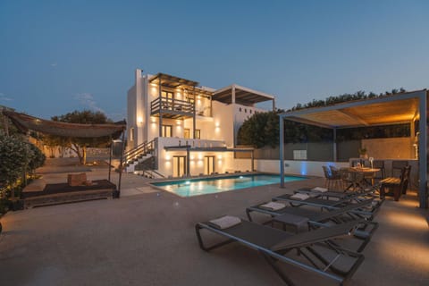 Property building, Night, Pool view