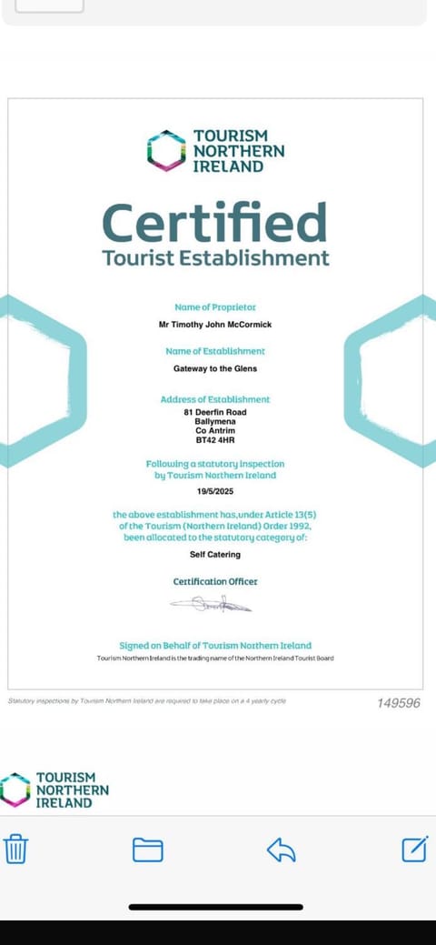 Gateway to The Glens House in Northern Ireland