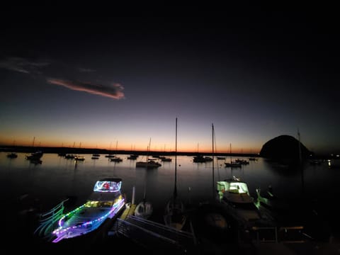 Winter, Sea view, Sunset