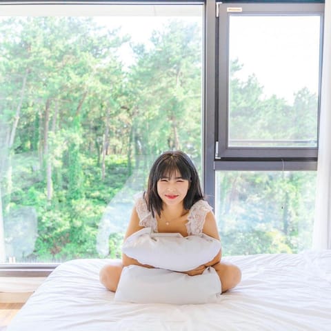 Bed, People, Bedroom