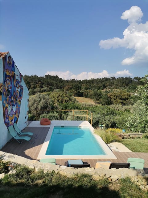 Natural landscape, Pool view, Swimming pool, sunbed