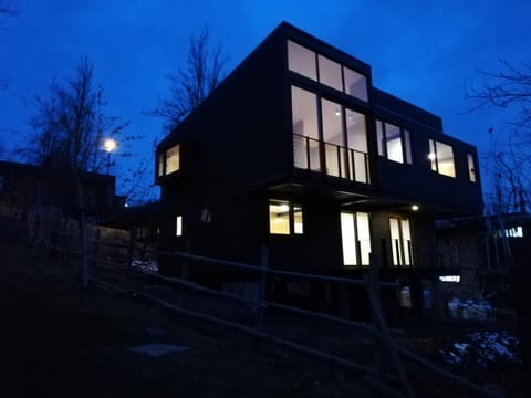Property building, Sunset