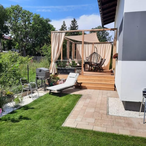 Garden, Garden, Balcony/Terrace, Garden view, sunbed