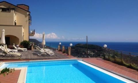 Property building, Pool view, Sea view, Swimming pool