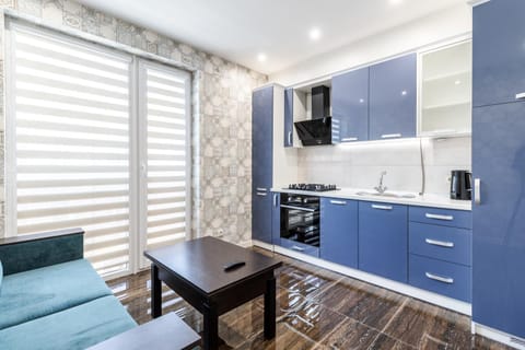 Kitchen or kitchenette, Living room, Dining area