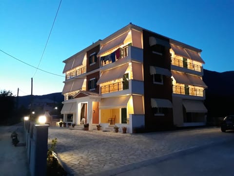 Property building, Sunset