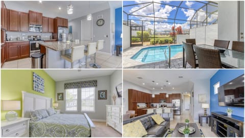 Patio, Swimming pool, Family, kitchen