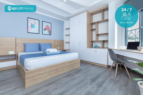 Photo of the whole room, Bedroom