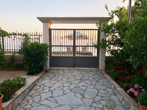 Property building, Facade/entrance, View (from property/room), Garden view, Sea view
