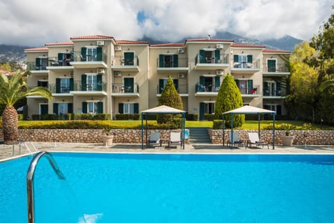 Property building, Pool view, Swimming pool