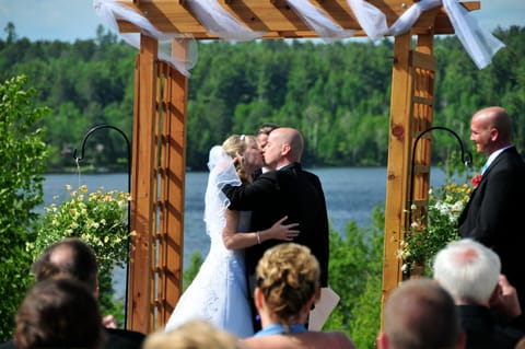 Lake view, wedding