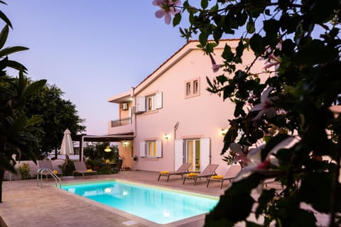 Property building, Swimming pool, Swimming pool, Sunset
