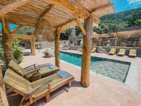 Patio, Pool view, Swimming pool, sunbed, Internal: Not applicable to any particular room