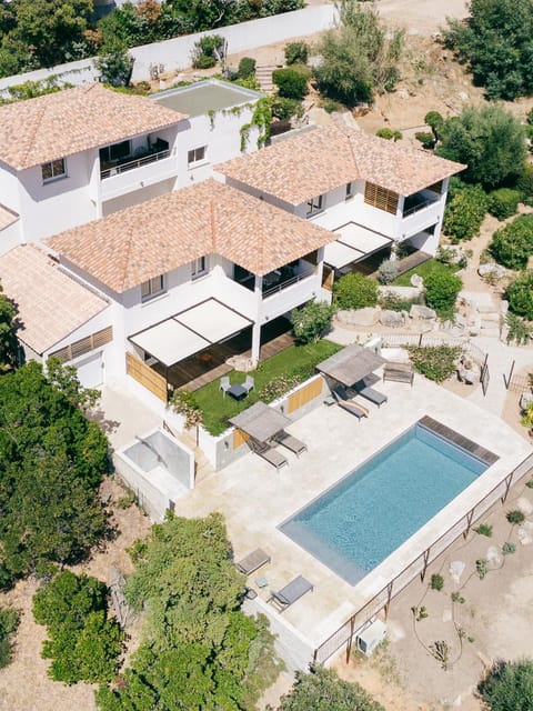 Property building, Bird's eye view, Pool view