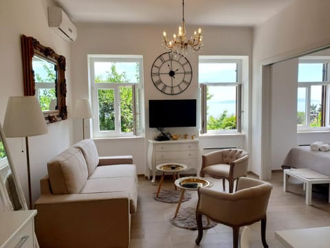Living room, Seating area, air conditioner