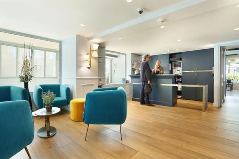 People, Lobby or reception