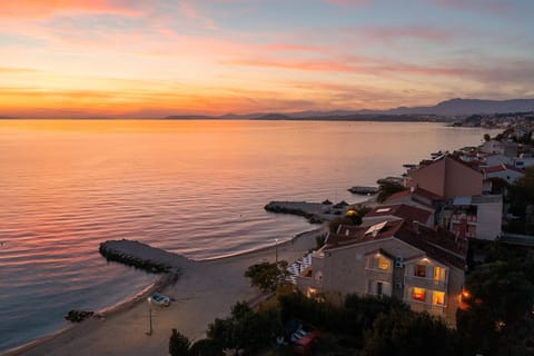 Bird's eye view, Sea view, Sunset