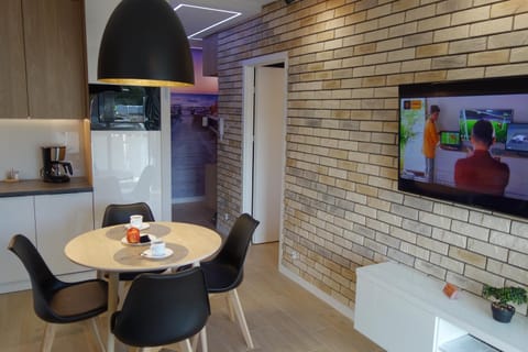 Kitchen or kitchenette, Living room, Dining area