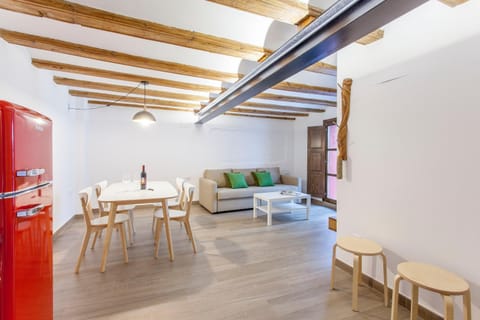 Kitchen or kitchenette, Living room, Dining area