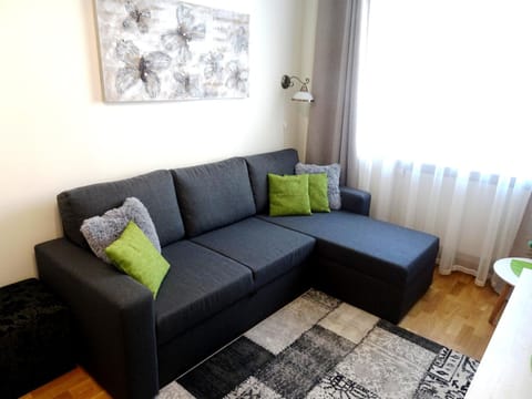Bed, Living room, Seating area