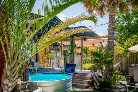 Patio, Natural landscape, Pool view, Swimming pool