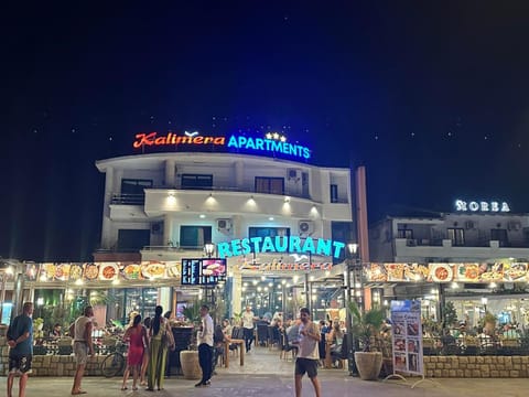 Property building, Night, People, City view, group of guests