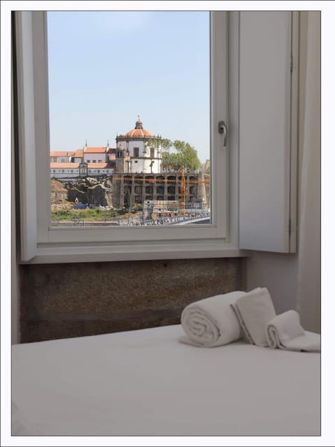 Bed, View (from property/room), Bedroom, towels