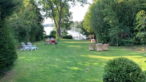 Summer, Garden, Garden view, Lake view, Time of day