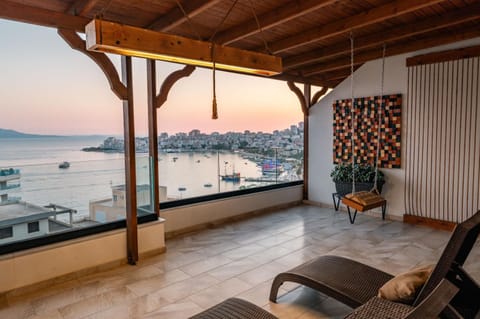 View (from property/room), Seating area, Sea view