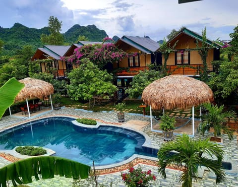 Property building, Day, Pool view