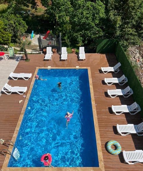 Pool view, Swimming pool, sunbed