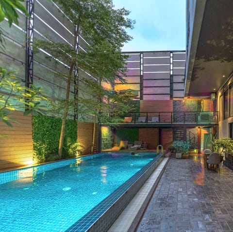 Pool view, Swimming pool