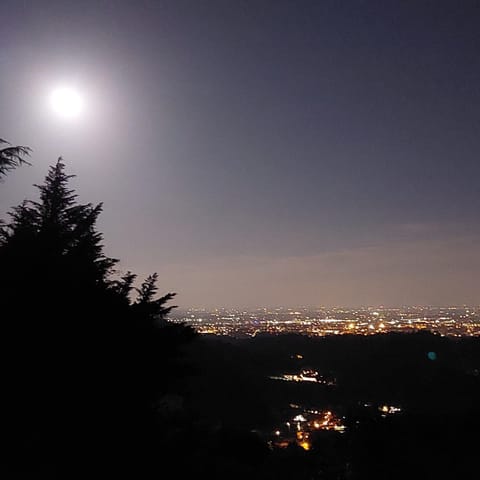 Night, Natural landscape, City view