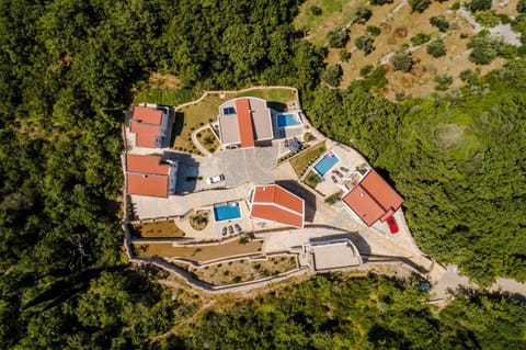 Patio, Facade/entrance, Bird's eye view, Garden, Mountain view, Pool view, Family
