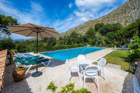 Property building, Living room, Swimming pool