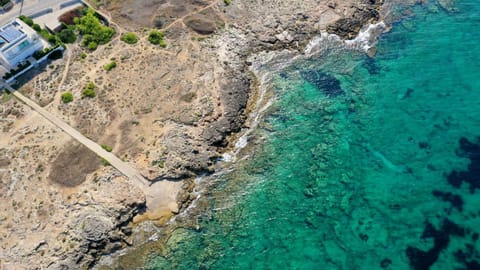 Natural landscape, Bird's eye view, Beach, Sea view
