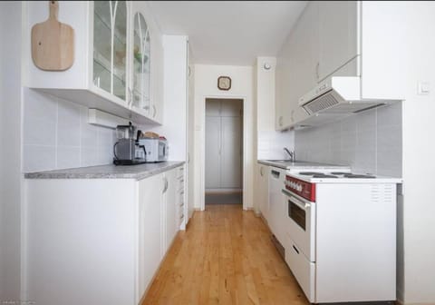 Kitchen or kitchenette, dishwasher