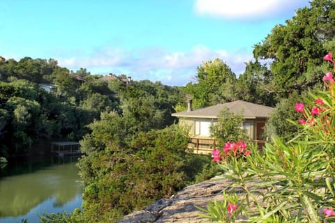 Property building, Natural landscape, Lake view