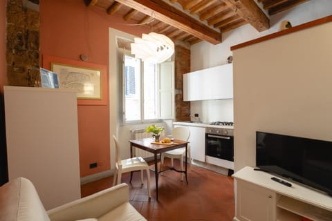 Living room, kitchen