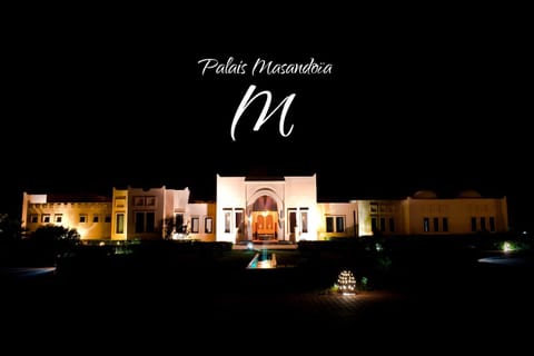 Property building, Night, Property logo or sign