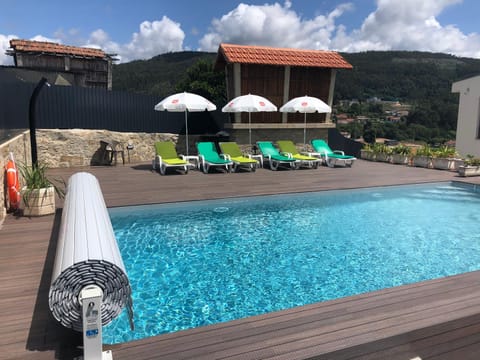 Day, Natural landscape, Balcony/Terrace, Mountain view, Pool view, Swimming pool, sunbed