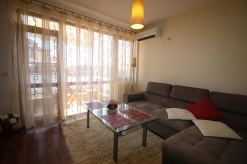 Living room, Seating area, Sea view