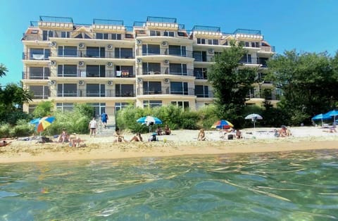 Property building, People, Beach